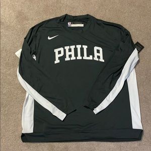 Brand New Nike 76ers Dri-fit Long-Sleeve XL